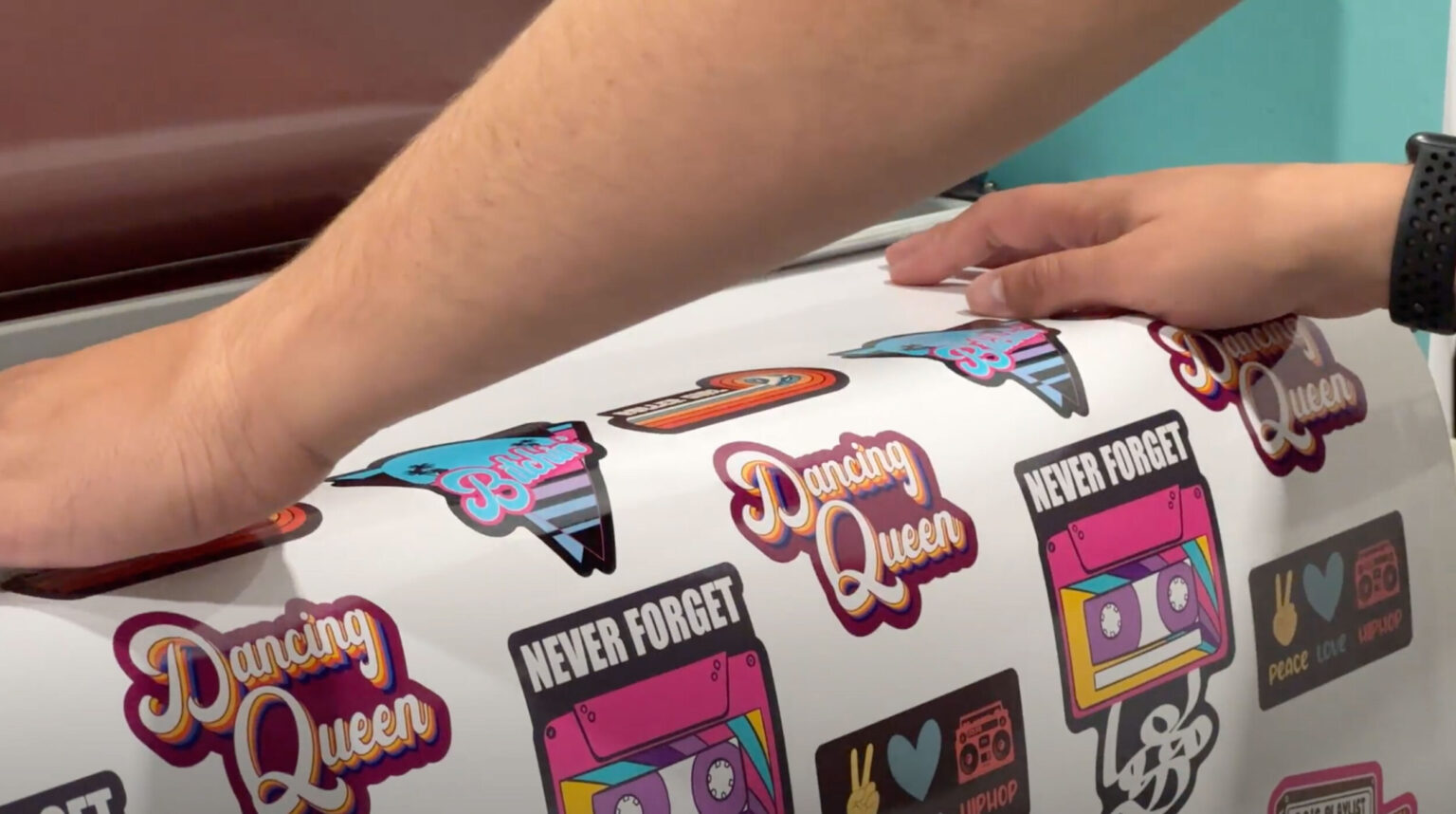 stickers-from-machine