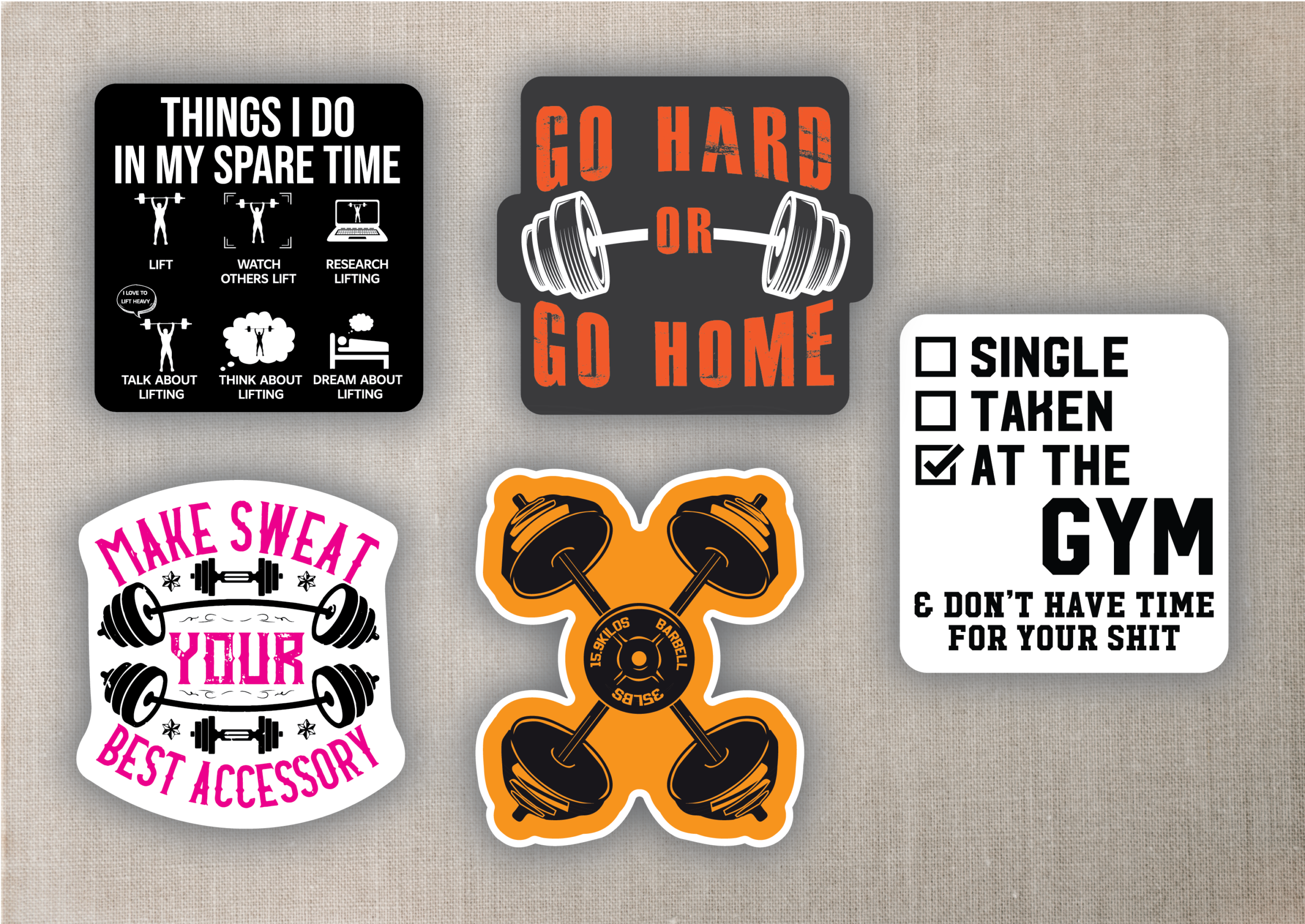 Gym Sticker Packs